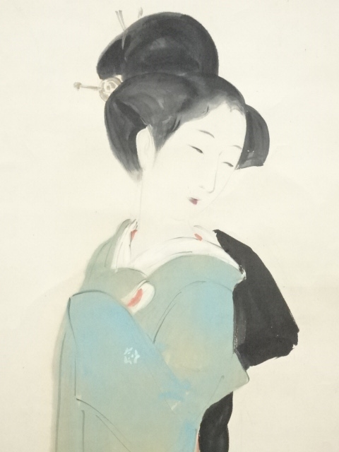 掛軸　美人絵　本仕立て　清少納言　肉筆 掛軸 美人絵 本仕立て 清少納言 肉筆 掛軸 美人絵 本仕立て